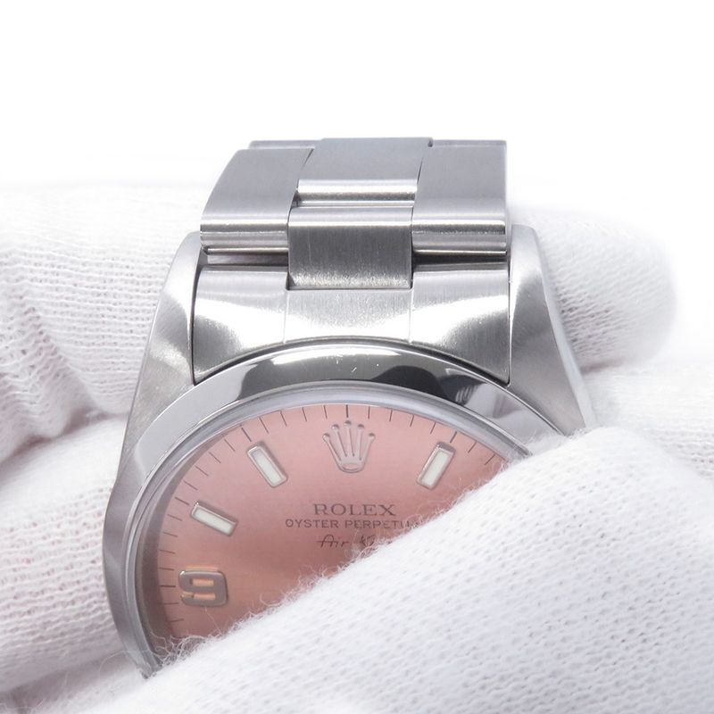 Rolex Air King D Number Watch Pink Dial