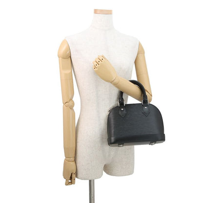 Louis Vuitton Epi Alma BB 2-Way Shoulder Bag Black