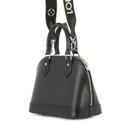 Louis Vuitton Epi Alma BB 2-Way Shoulder Bag Black