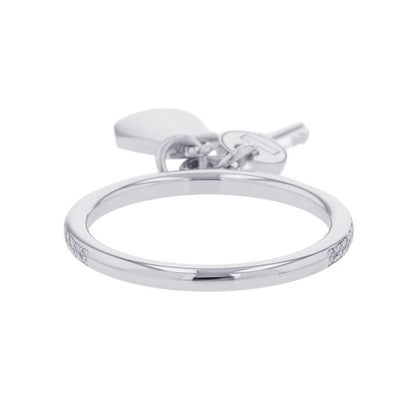Hermes Ring Kelly Clochette PM Diamond Total 18k White Goldwhite Gold 49