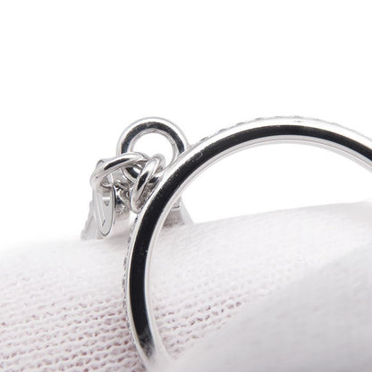 Hermes Ring Kelly Clochette PM Diamond Total 18k White Goldwhite Gold 49