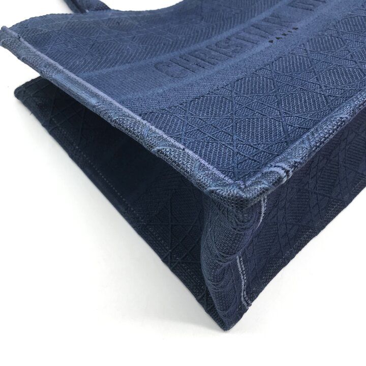 Dior Book Tote Cannage Canvas Blue