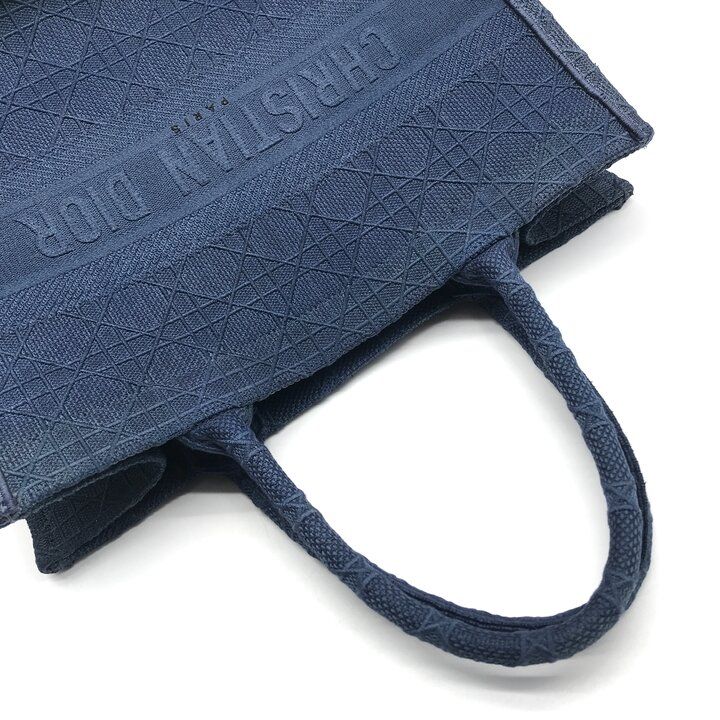 Dior Book Tote Cannage Canvas Blue