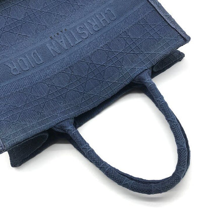Dior Book Tote Cannage Canvas Blue