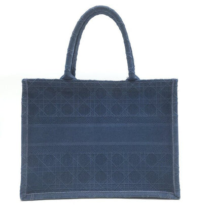 Dior Book Tote Cannage Canvas Blue