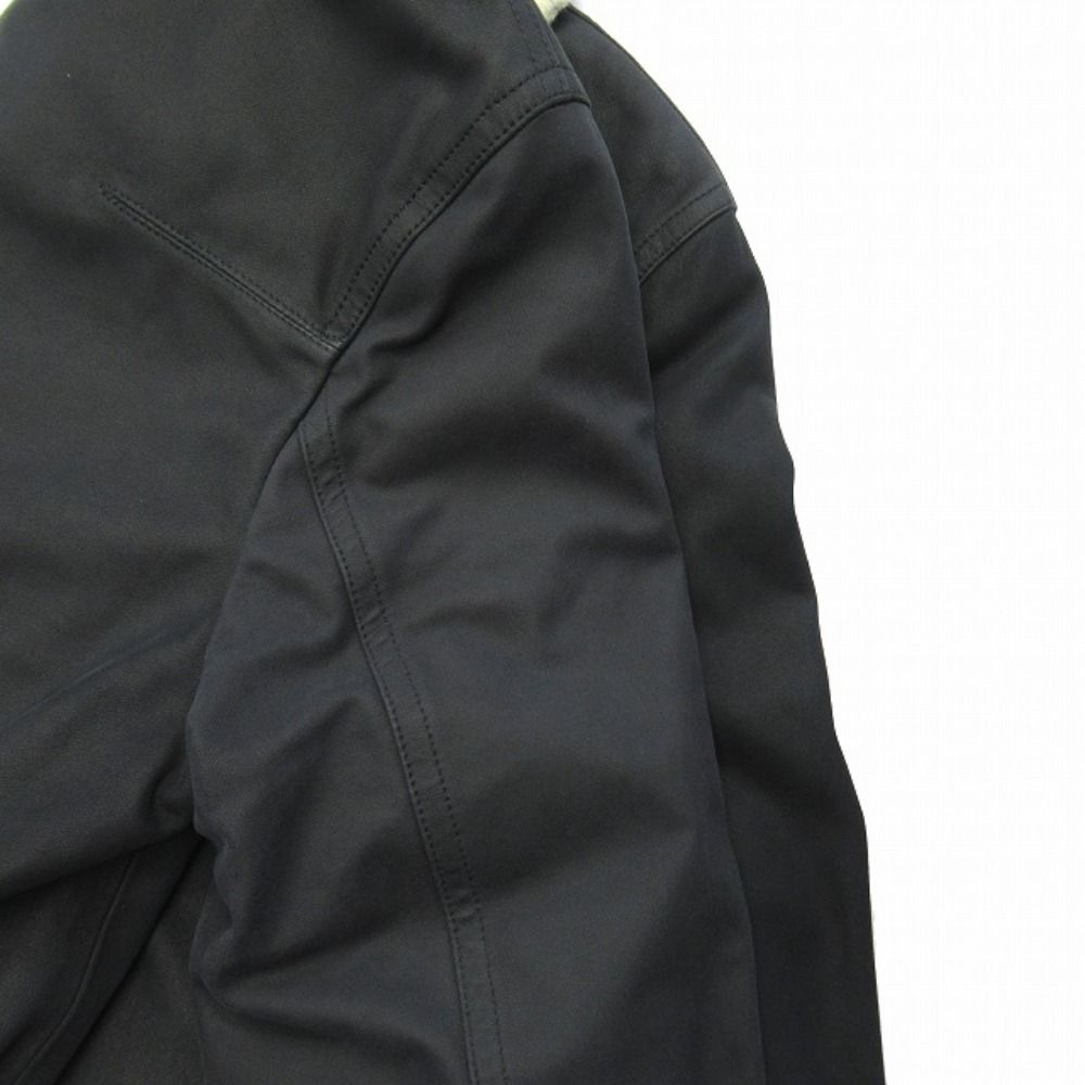 Dior Homme Shearling Lambskin Leather Jacket Chris Van Ash 44 Archive Black