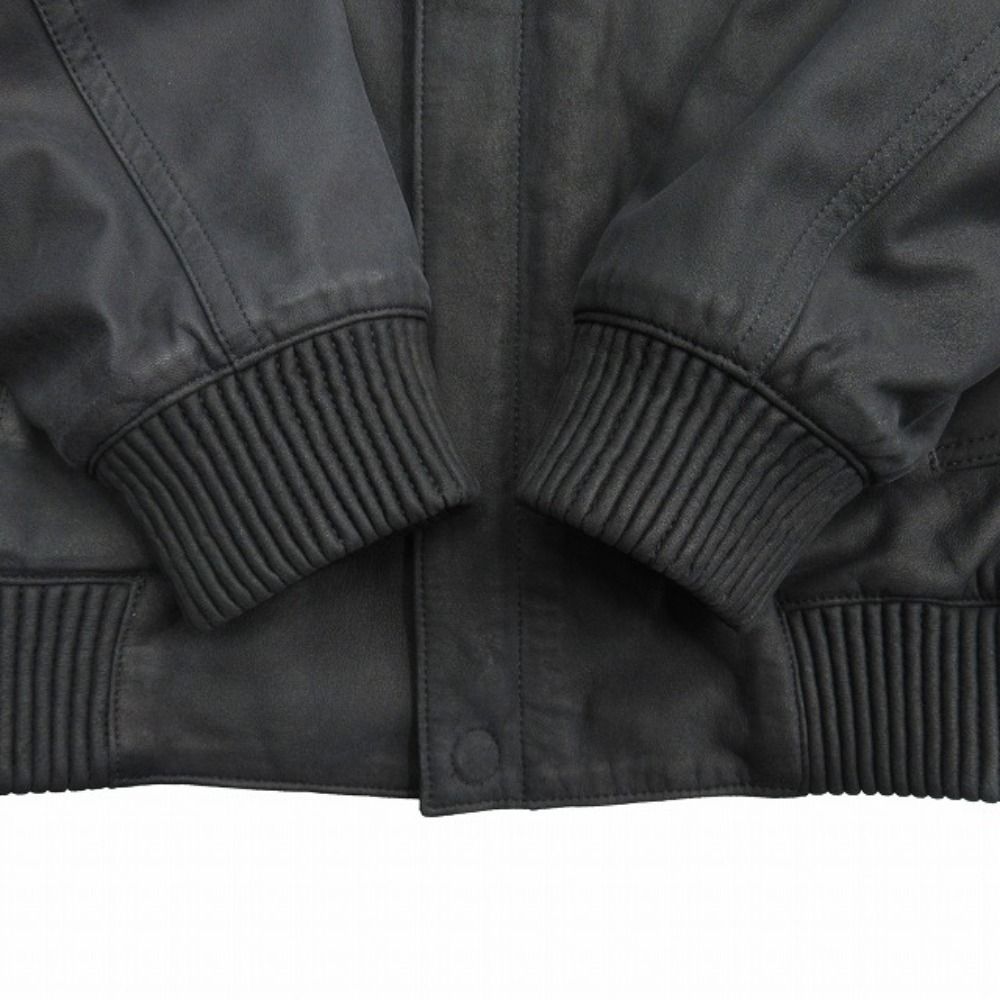 Dior Homme Shearling Lambskin Leather Jacket Chris Van Ash 44 Archive Black