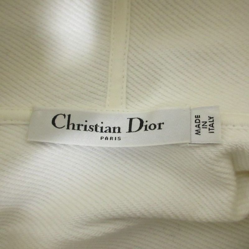Dior Alps Collection Hoodie Top XS White