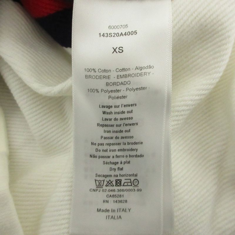 Dior Alps Collection Hoodie Top XS White