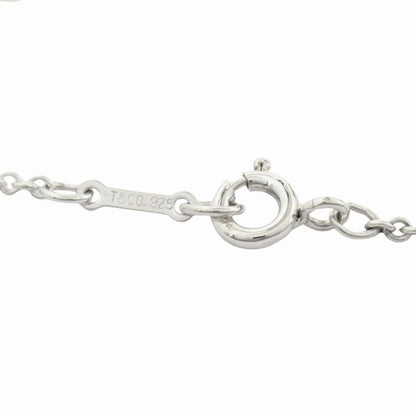 Tiffany & Co Polished Apple Motif Necklace Pendant Silver