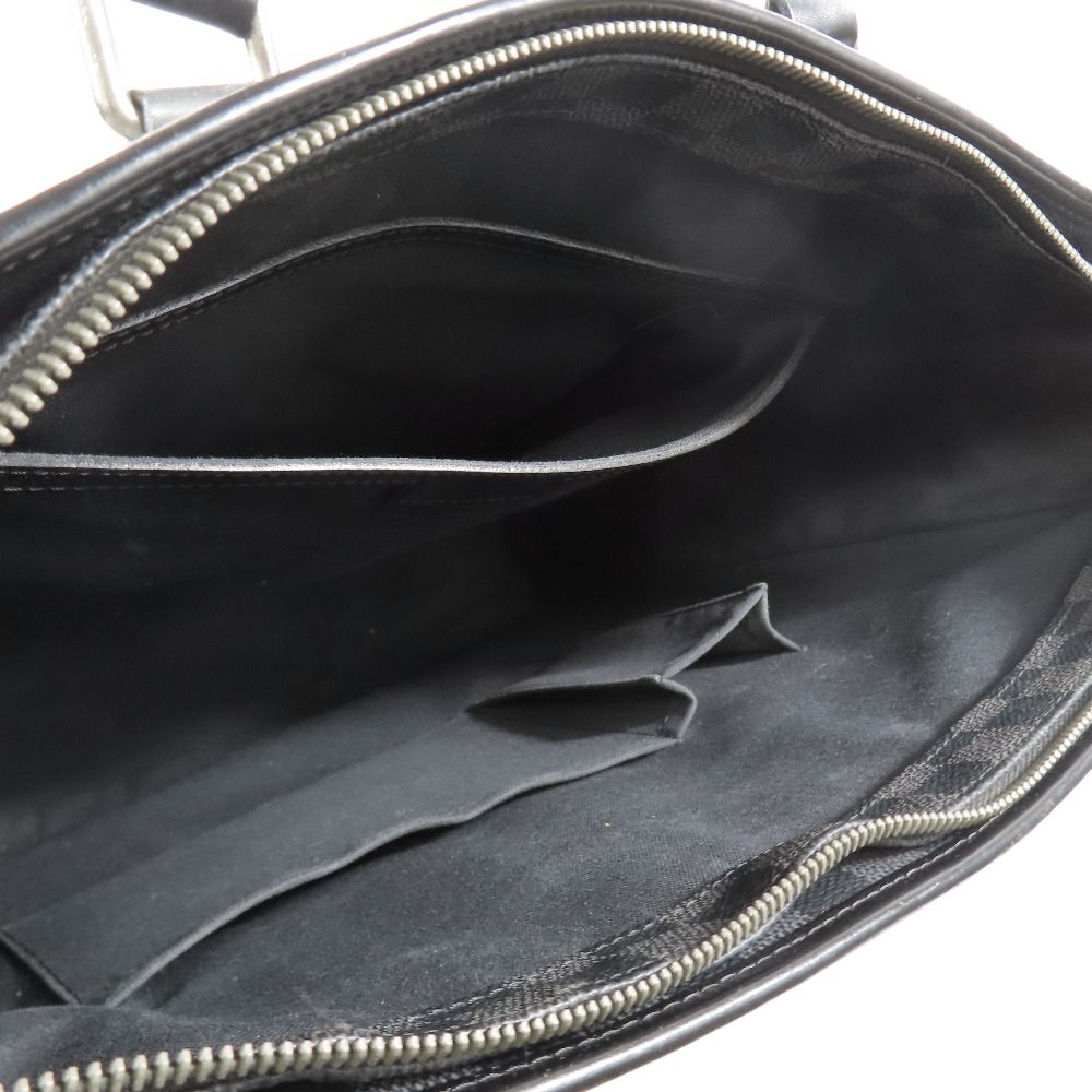 Louis Vuitton 2-Way Tote Handbag Shoulder Damier Graphic Tadao Leather Black
