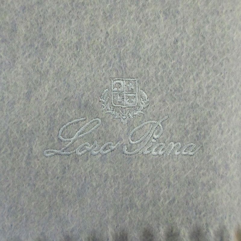 Loro Piana Grande Unita Cashmere Scarf Shawl Sac Suble