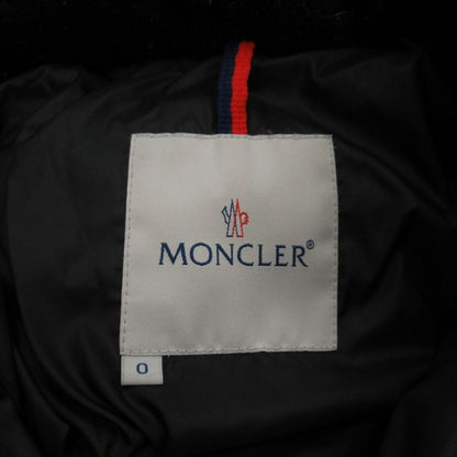 Moncler Moka Down Jacket Coat Hood Removable Quilted 0 Khaki