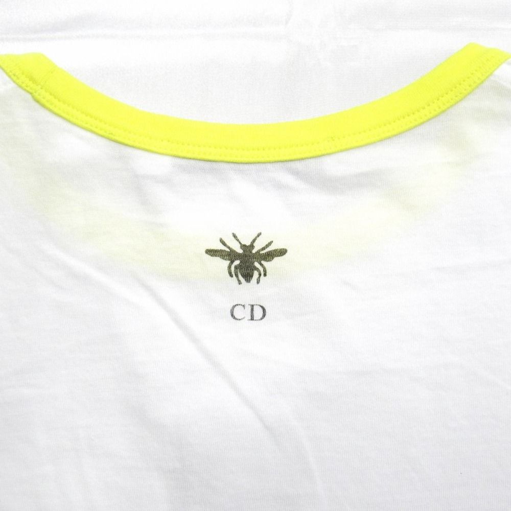 Dior D-jungle Pop Logo Lion T-Shirt Vintage Print XS White