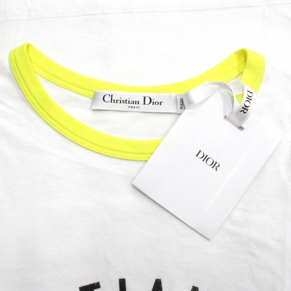 Dior D-jungle Pop Logo Lion T-Shirt Vintage Print XS White