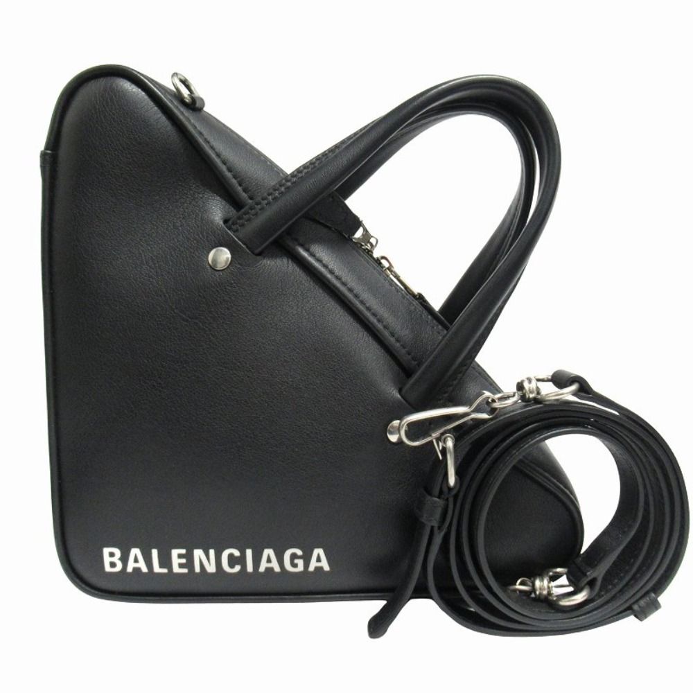 Balenciaga Triangle Duffel XS Shoulder Bag Crossbody Logo Black