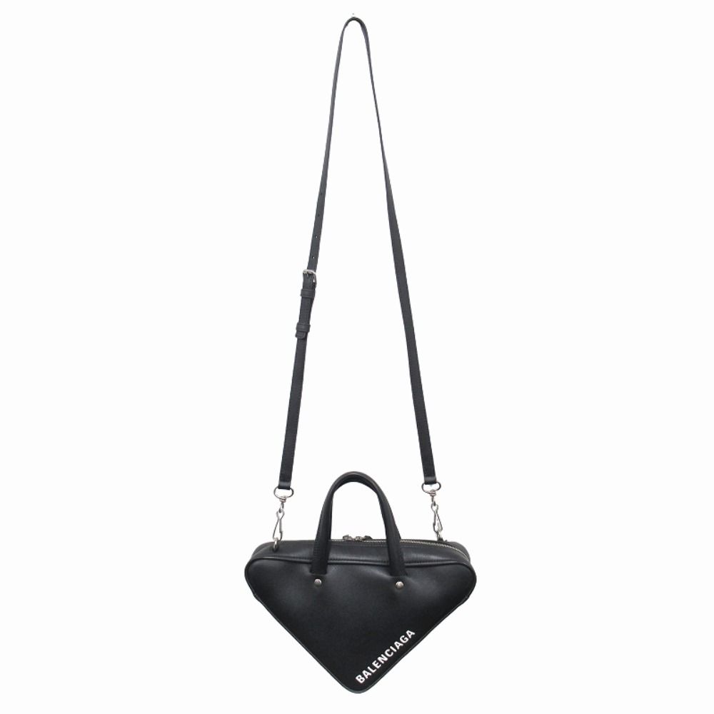 Balenciaga Triangle Duffel XS Shoulder Bag Crossbody Logo Black