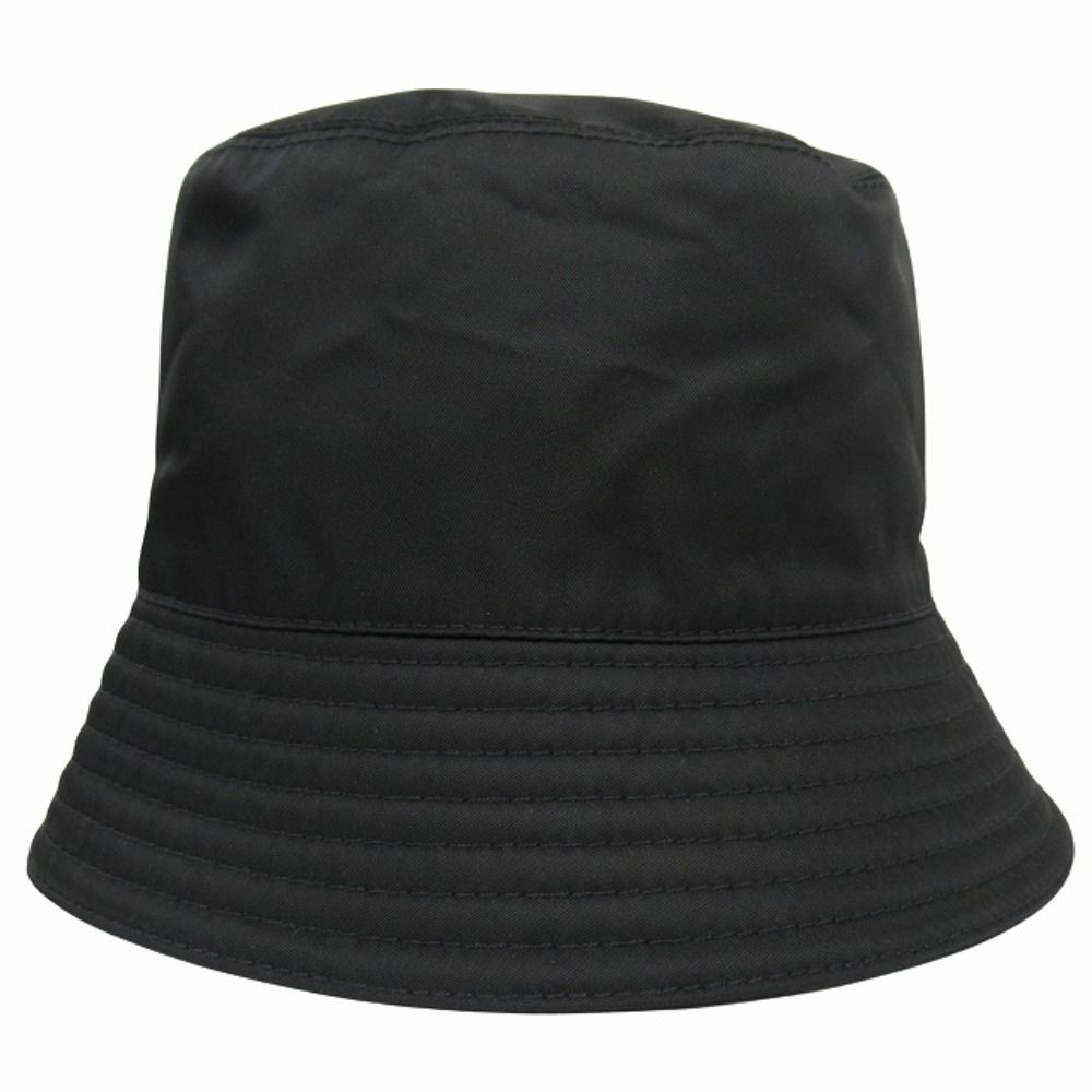 Prada Re-Nylon Bucket Hat Triangle Logo Nylon S Black