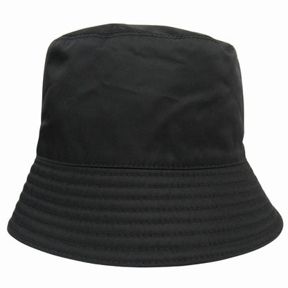 Prada Re-Nylon Bucket Hat Triangle Logo Nylon S Black