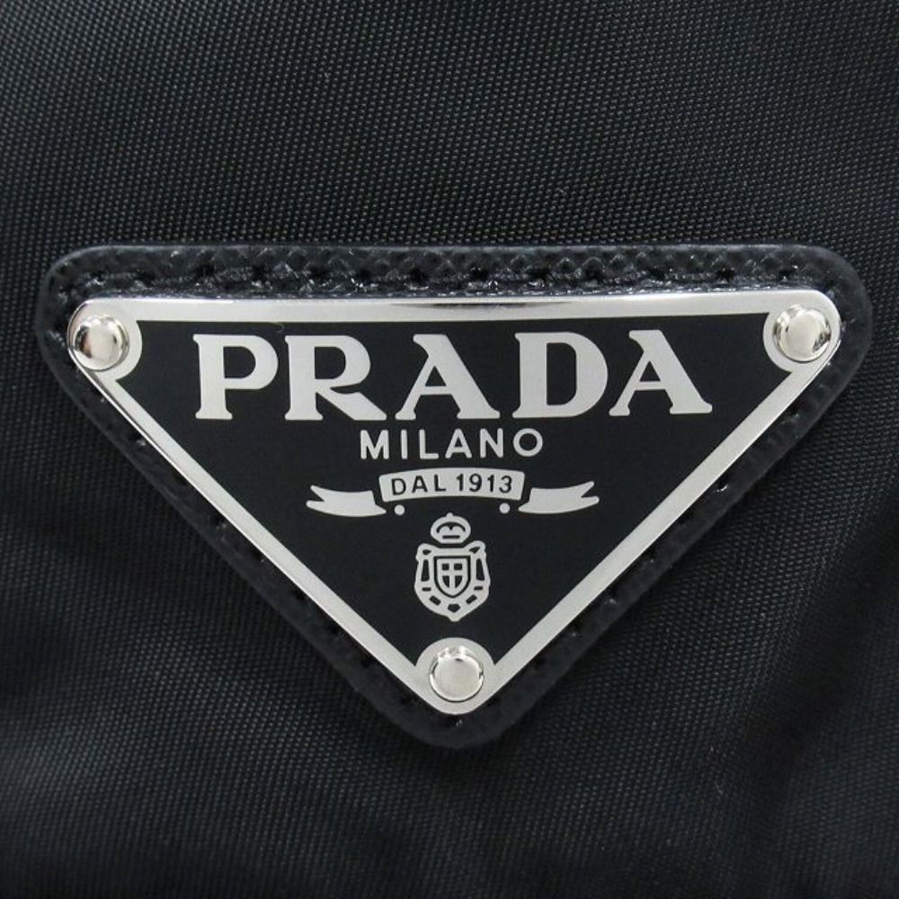 Prada Re-Nylon Bucket Hat Triangle Logo Nylon S Black