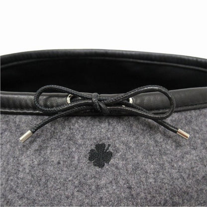 Hermes Saint Honore Cashmere Beret Hat Cap Chaine D'ancre Logo Embroidery 58