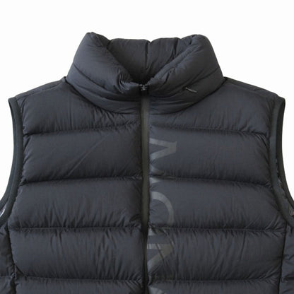 Moncler Cenis Gilet Down Jacket Vest Logo 2 Black