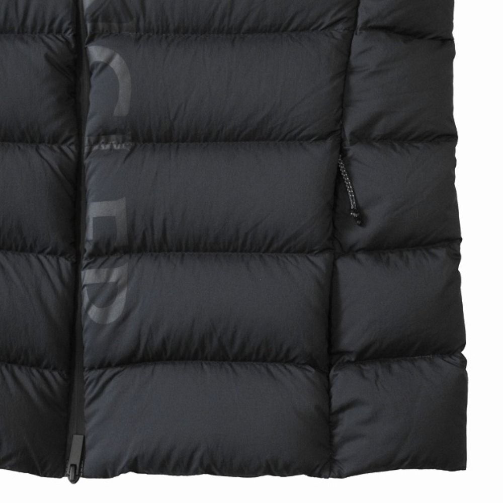 Moncler Cenis Gilet Down Jacket Vest Logo 2 Black