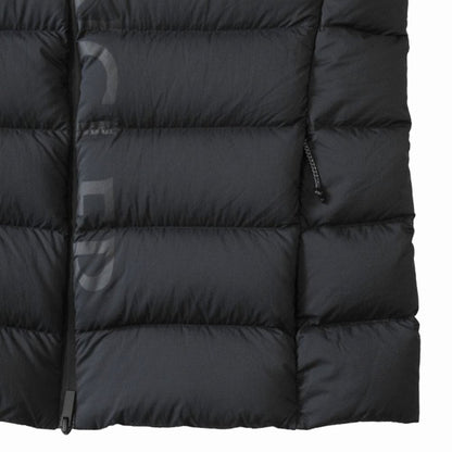Moncler Cenis Gilet Down Jacket Vest Logo 2 Black