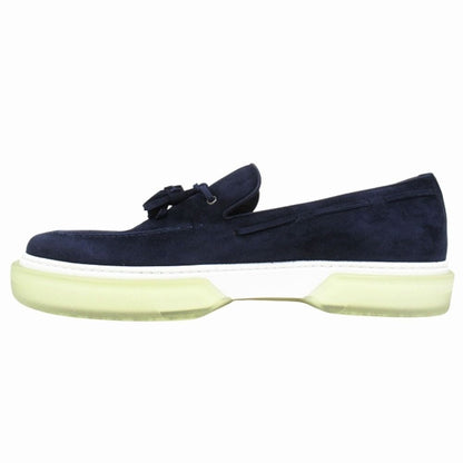 Hermes Ecute Tassel Loafers Slip on Sneakers Shoes Suede Leather