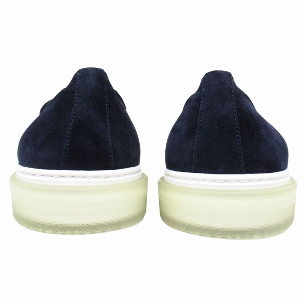 Hermes Ecute Tassel Loafers Slip on Sneakers Shoes Suede Leather