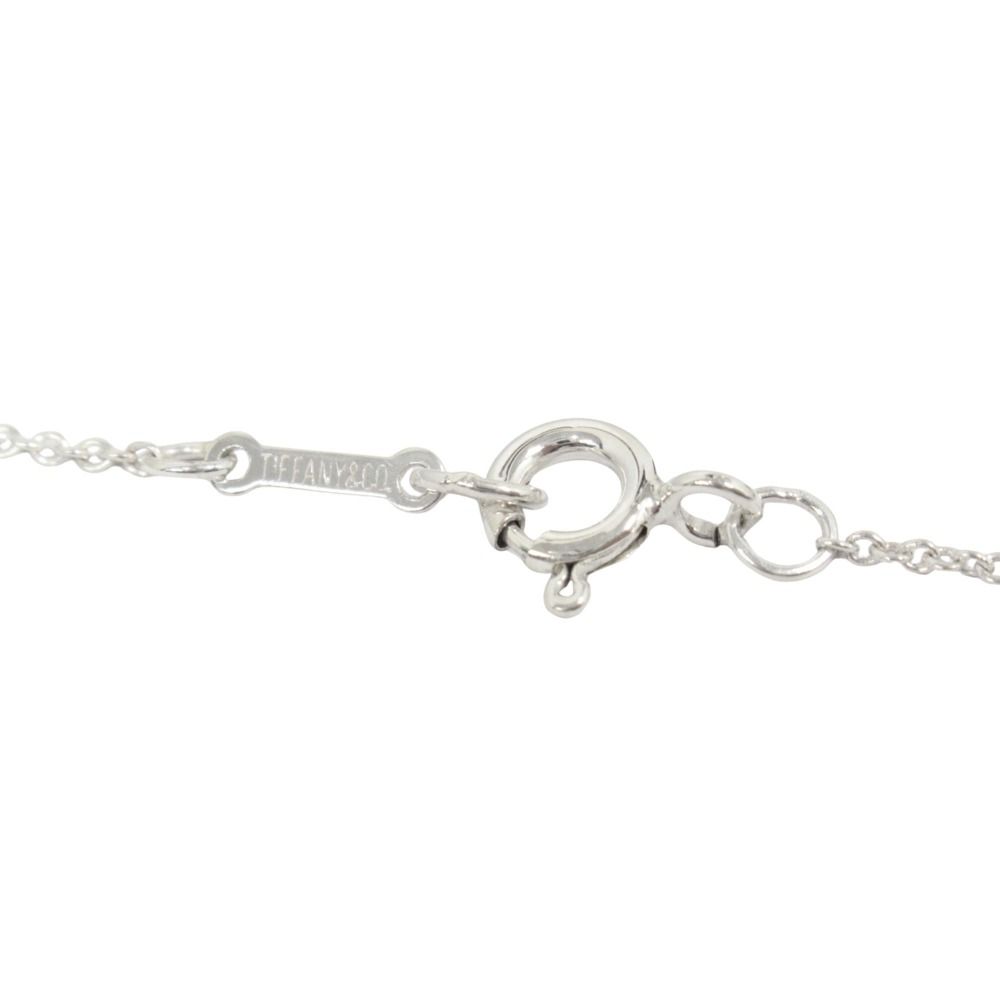 Tiffany & Co Polished Bean Necklace Pendant Silver