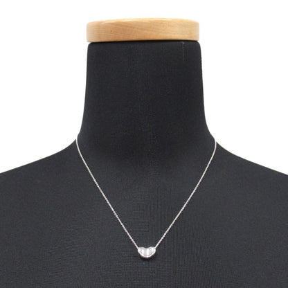 Tiffany & Co Polished Bean Necklace Pendant Silver