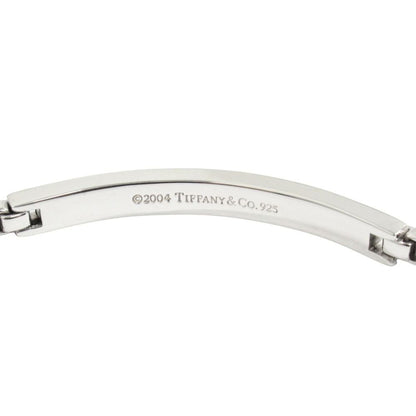 Tiffany & Co Polished Venetian Link ID Bracelet Large Silver