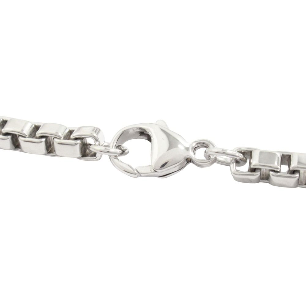 Tiffany & Co Polished Venetian Link ID Bracelet Large Silver