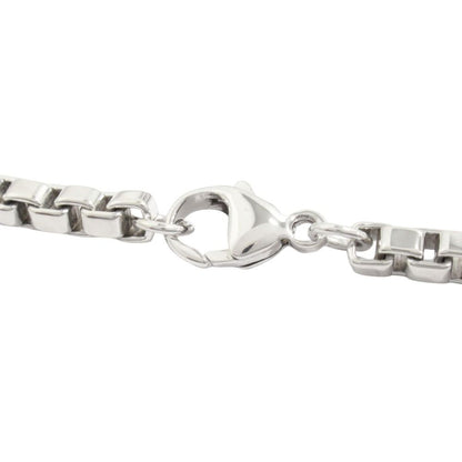 Tiffany & Co Polished Venetian Link ID Bracelet Large Silver