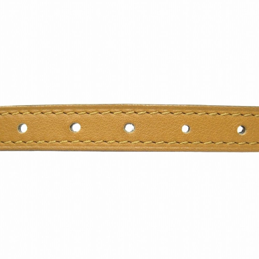 Hermes Chaine D'ancre 13 mm Reversible Belt Veau Epsom 75 cm Ocher Etain