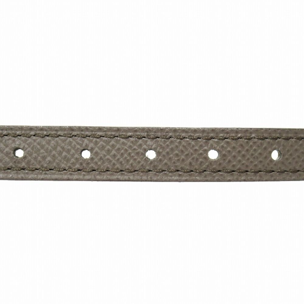 Hermes Chaine D'ancre 13 mm Reversible Belt Veau Epsom 75 cm Ocher Etain