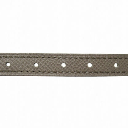 Hermes Chaine D'ancre 13 mm Reversible Belt Veau Epsom 75 cm Ocher Etain