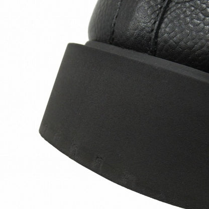 Hermes Hafie Exlibris Short Boots Shoes Leather 43 Black