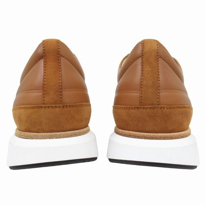 Hermes Easy Leather Sneakers Shoes Calfskin Shepple Velour Logo