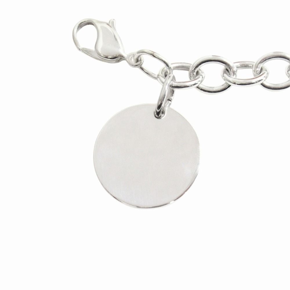 Tiffany & Co Polished Return to Round Bracelet Chain Silver