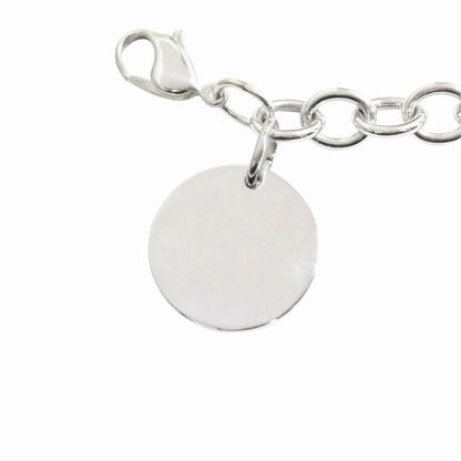 Tiffany & Co Polished Return to Round Bracelet Chain Silver