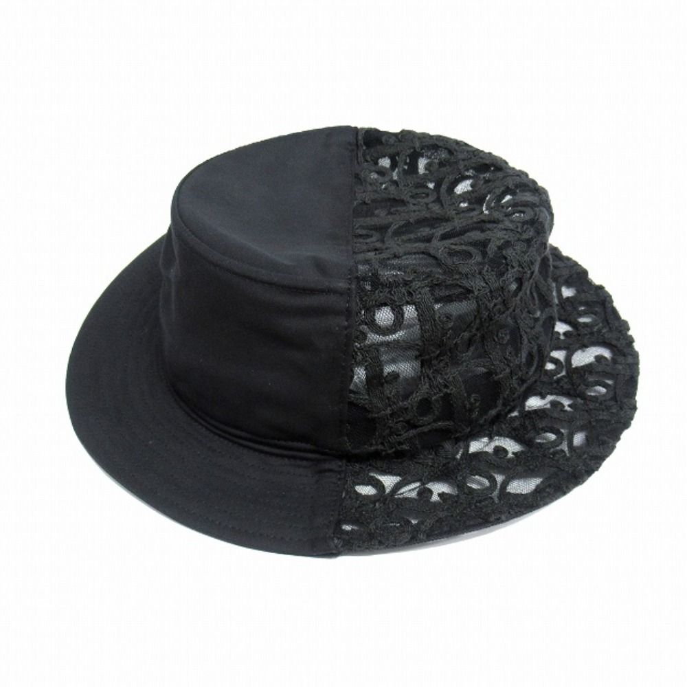 Dior Oblique Split Fisherman Bucket Hat S Black
