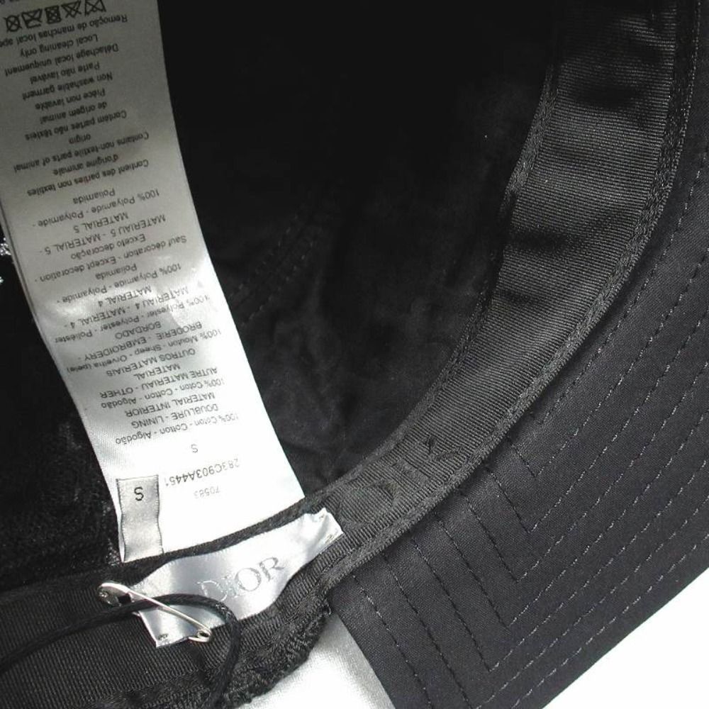 Dior Oak Split Cap Bucket Hat Hybrid Hat Trotter Contrast S Black