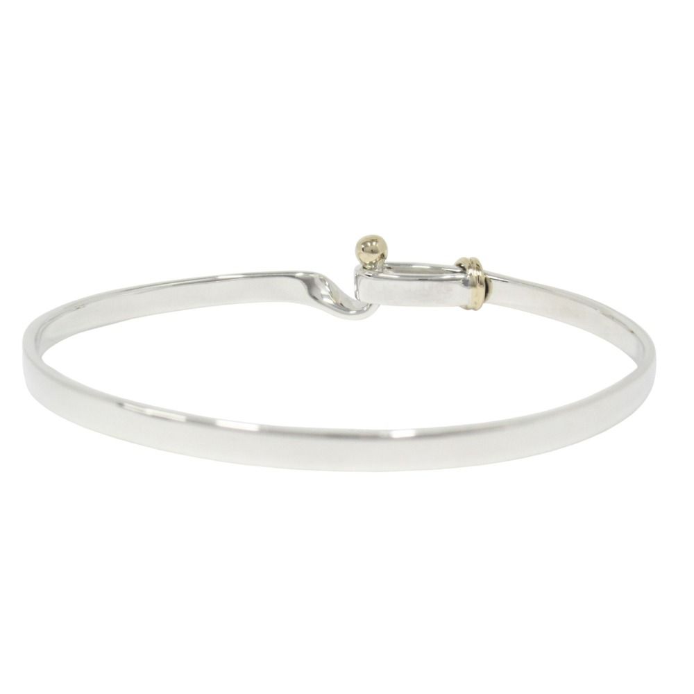 Tiffany & Co Polished 18k Combination Hook Eye Bangle Bracelet