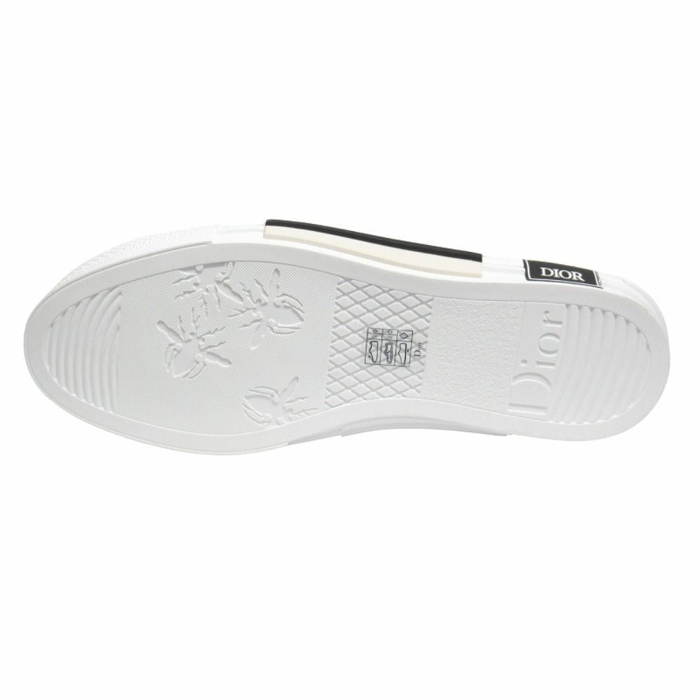 Dior Oak High Top Sneakers Shoes Cut Trotter Logo Technical Fabric 45 White