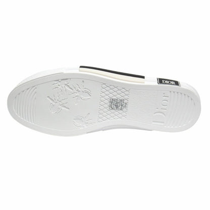 Dior Oak High Top Sneakers Shoes Cut Trotter Logo Technical Fabric 45 White