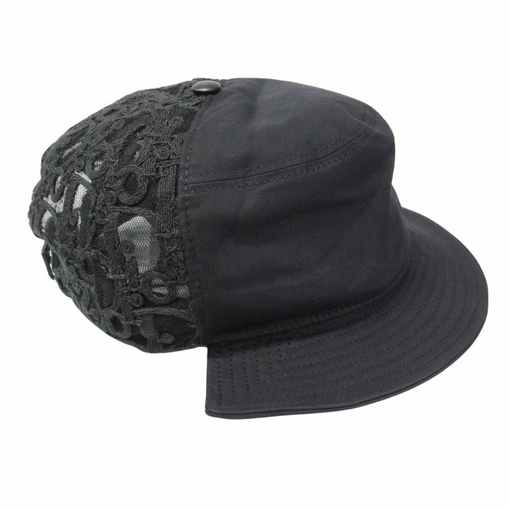 Dior Oak Split Cap Bucket Hat Hybrid Hat Trotter Contrast M Black