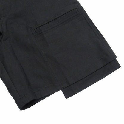 Dior Rollaco Star Cdlogo Buckle Belt Woven Shorts Wide Cargo XS Black