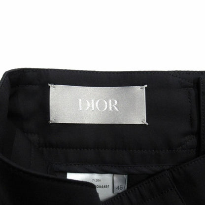 Dior Rollaco Star Cdlogo Buckle Belt Woven Shorts Wide Cargo XS Black